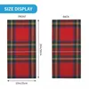 Scarves Scottish Stripes Pattern Bandana Neck Cover Printed Wrap Scarf Multi-use Cycling Running Unisex Adult Winter