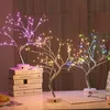 Lampada a LED a forma di albero stile bonsai 108 led filo di rame luce notturna USB fai da te interruttore tattile controllo regali di luce decorativa natalizia 20304D