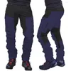 Men's Pants Casual Men Fashion Color Block Multi Pockets Sports Long Cargo Breathable Work Trousers For Clothing