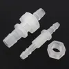 100pcs 3-8mm M6-M10 PP Thread PP Straight Connectors Hex Nut Aquarium Tank Air Pump Fittings Drinking Water Hose Pagoda Joints 201255b