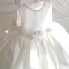 Robes de fille enfants filles fête princesse blanche 1 an anniversaire baptême bébé robe de mariage Eid pour robes de baptême