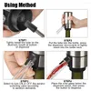 Bar Tools Aerator Pourer för Party Kitchen Electric Wine Decanter Snabb Sobering Automatisk dispenser med bas