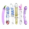 Perna massageadores brinquedo masr pimenta verde cristal vibrador vidro brinquedos adt anal vibradores para mulheres ânus butt plug drop entrega saúde beleza massa dhydh