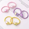 Hair Accessories 2PCS Colour Heart Type Princess Headwear Kids Lovely Elastic Bands Children Ropes Girls Baby Headdress