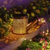 Kreatywny ogród dekoracyjny ogród może puste czajnik lampy krajobrazowe światła wróżki