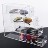 Multifunktion Clear Acrylic Makeup Organizer Storage Box Portable Make Up Storage Drawer Glasses Pen Cosmetic Display Box1279C