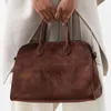 The Row Bag Margaux15 Terrasse Tasche Margaux17 Real Leder Cross Body Schulter Handtaschen Strand Gepäck Damen Herren Weekend Weekend Travel Einkaufstasche Geräumigkeit