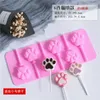 Baking Moulds Silicone Number Lollipop Cake Mold Round Heart Star Ice Candy Chocolate Tool Shaped Molds Silicona Para Fondant