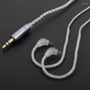 Upgraded Silver Plated Earphone Cable 3.5mm To 2Pin/0.75mm 0.78mm Mmcx Replacement Headphone