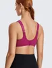 Yoga Outfit SYROKAN Sports Bra Women Max Control Solid High Support Plus Size Underwire Gym Fitness Tops Activewear Curve Underwear