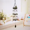 Dekorativa föremål figurer present Kopparrör Heminredning Bronze Window Metal Wind Bell Garden Hanging Ornament 12st Bells Chi326a