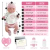 14 inch Full Body Siliconen Bebe Reborn GirlCocoDolls Jongen Pop Zachte Levensechte Baby DIY Leeg Speelgoed 240123