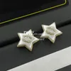 Semplici borchie a forma di stella Orecchini con strass alla moda Accessori per gioielli quotidiani Regalo di compleanno di San Valentino