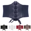 Grace Karin S-3XL Corset Belt Women Fashion Lace Up Pu Leather Luxury Belt Cinch Corset Midjebrett bälte Midjeband 240122