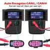 Analyseur outil automobile pour toutes les voitures, testeur CAN, reconnaissance automatique CAN-H CAN-L, analyse LIN pour lire le débit en bauds