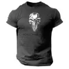 Herr t-shirts skalle t shirt gym kläder kroppsbyggande träning träning träning boxning mma topp mode män monterad fitness sommar premium teesh24131