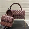 Sälj 2 PCS Designer Tote Bag Lady Luxury Handväskor Toppkvalitet Mångsidiga Crossbody -väskor Chan Crossbody Shoulder Bags Litter Purse Handbag 230915