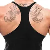 Herrtankstoppar sommar gym strarning tank top män y tillbaka bomullskläder kroppsbyggande ärmlös skjorta fitness väst muskel singlets träning tees yq240131