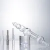 Headshop888 NC013 Dab Rig Vidro Bong Limpar Calabash Estilo Cachimbos Super Long Bubbler Pro 14mm Titânio Quartzo Cerâmico Prego Clip