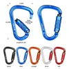 XINDA OUTDOOR ROCK CLIMBINGE CARABINER 25KN SAFETY CONNECTOR LOCK ALUMINIUM ALLOY ALUMINIUM ALLOY SPRINL-LOADEDゲートバックルサバイブ装置240123