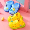 Sandalen Zomer Voor Meisjes Kinderen Baby Jongens Cartoon Platte Hak Effen Zachte Slippers Kindertuinschoenen