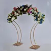 2st Wedding Arch Gold Backdrop Stand Metal Frame For Wedding Decoration 38 Inch Tall Flower Stand Large Centerpiece Table Decor1292J