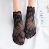 Женские носки, летние кружевные сетчатые нескользящие невидимые носки с подкладкой, женские эластичные тонкие прозрачные дышащие носки до щиколотки