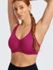 Strój jogi Syrokan Sports Bra Kobiety Max Solid High Support Plus Siake Ferewire Gym Tops Fitness Biecidel Curve Curwa