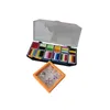 Nieuwe 120g 12 Split Liners Pallet Watergeactiveerde bodypainting Regenboogkleuren Hydro Face Paint Palette