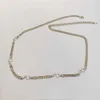 2022 Topkwaliteit Charme riemketting met woorden en sprankelende diamant in 18k verguld voor vrouwen bruiloft sieraden cadeau met doosstempel 304e