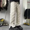 Pantaloni da uomo Gmiixder Cargo Streetwear Pantaloni imbottiti da uomo Autunno caldo Americano Hip Hop Inverno Micro-svasato Sci Abbigliamento outdoor