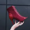 Sandalet yeni moda caz dansı kadınlar sandal seksi ince yüksek topuklu Avrupa tarzı gladyatör açık ayak parmağı siyah bayanlar dans ayakkabıları boyutu 47