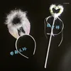 Accessori per capelli Copricapo per ragazza di Halloween Corona da principessa Bacchetta magica per bambini Cosplay Pettini della regina del ghiaccio della neve