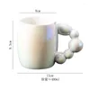 Tasses colorées en céramique perle perlé tasse de céramique 450 ml de style nordique tasse tasse de thé