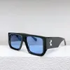 Designers casual zonnebril oversized pijpen sterk driedimensionaal effect gestreept kleur neutraal I013 UV-bestendige luxe zonnebril UV400