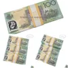 Other Festive Party Supplies Prop Game Australian Dollar 5/10/20/50/100 Aud Banknotes Paper Copy Fl Print Banknote Money Fake Movi DhjphRVEIEAPK