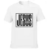 Men's T Shirts Jesus Is King Print Men Summer T-shirt Christian Religion God Faith Shirt Short Sleeve Clothing Tees Fashion Camisetas