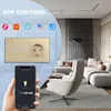 Smart Home Control Bseed ZigBee Dimmer Switch Inteligente Luz de parede Normal Socket Google Alexa Voice-Control Tuya App Swicthes