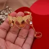 Bangle Gold Color Coin Bandles for Child Kids Dubai Armband Etiopiska Baby Islamiska afrikanska smycken Arab Mellan East308Q