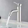 Badezimmer-Waschtischarmaturen aus Edelstahl und Kaltwassermischer für Wasserhahn, Waschbecken, Wasserhahn, Armaturen, Küche, Badewanne, Wasserfall