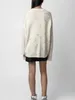 Maglioni da donna Donna 2 colori maglione lavorato a maglia Ali strass girocollo manica lunga pullover casual femminile 2024 Autunno Inverno