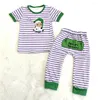 Ensembles de vêtements Boutique pour enfants Noël Mignon Mallard Bouton Bébé Pyjama À Manches Longues