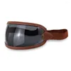 Capacetes de motocicleta Bubble Shield HD Lens Retro Sunglasses Acessórios Use para Biltwell Gringo Bell Ruby Goggles