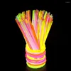 Party Decoration Portable Glowing Sticks Vibrant Glow Stick Bulk Set 100pcs Disposable Necklace Bracelet Glowsticks Halloween Favors For A