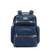 10A Soft Designer Large Genuine Leather Backpack for Men and Women - Stylish Casual Computer Backpack with Premium Design Blue and Black