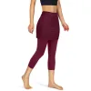 Capris Leggings Damen Tennisrock Leggings mit hoher Taille Taschen elastische Sport-Fitness-Leggings mit hoher Taille, dünne Jogging-Hose #30