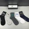 Baroque Letter Designer Men Socks Fashion Brand Soft Cotton Man Hosiery 7 Style Personality Charm Couple Sock