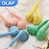 Olaf Portable Sport 8 couleurs écouteur filaire Super basse avec microphone intégré 3,5 mm intra-auriculaire filaire mains libres pour Smartphones casque avec micro écouteurs de commande filaire