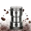 Ferramentas 2 em 1 300W Portátil Mini Moedor de Café Elétrico Spice Pepper Juicing Grinders Grãos Máquina de Café Casa e Utensílio de Cozinha