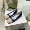 Espadrilles de luxe pour femmes, chaussures décontractées, plate-forme d'été et de printemps avec boucle de lettre, semelle en cuir véritable pour filles, EUR34-43